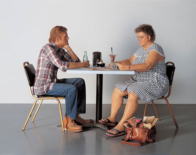 Duane Hanson hyper realists sculptures